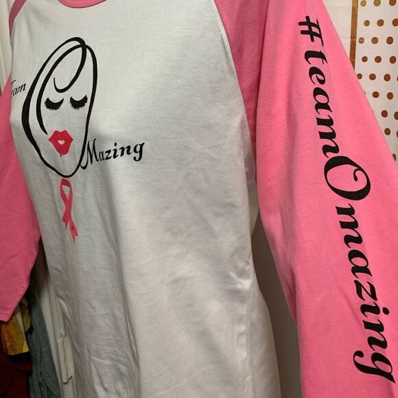 TEAM Omazing Breast Cancer Team Top - Picture 2 of 5